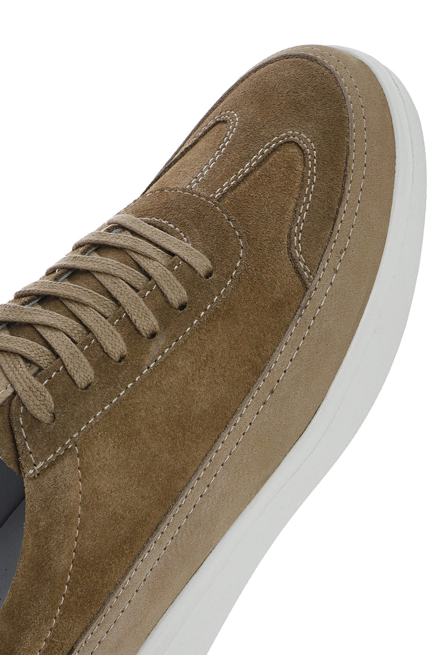 
Men's Mink Lace-Up Thick Sole Leather Sneaker
