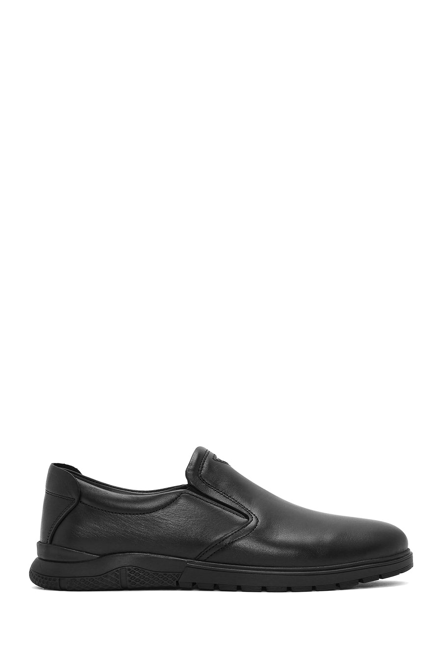 Derimod Fly Men's Black Leather Casual Loafer 25SFD710518 | Derimod