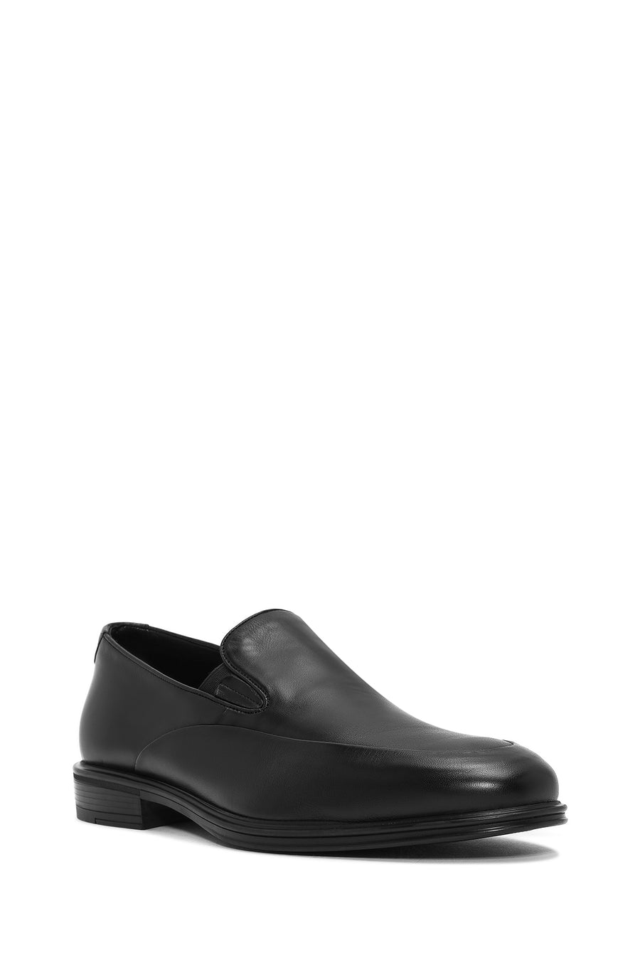 Men's Black Leather Classic Loafer