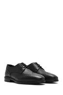 Men's Black Laced Leather Classic Shoes | Derimod