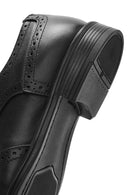 Men's Black Laced Leather Classic Shoes | Derimod