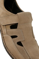 Erkek Bej Nubuk Deri Casual Ayakkabı | Derimod