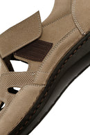 Erkek Bej Nubuk Deri Casual Ayakkabı | Derimod