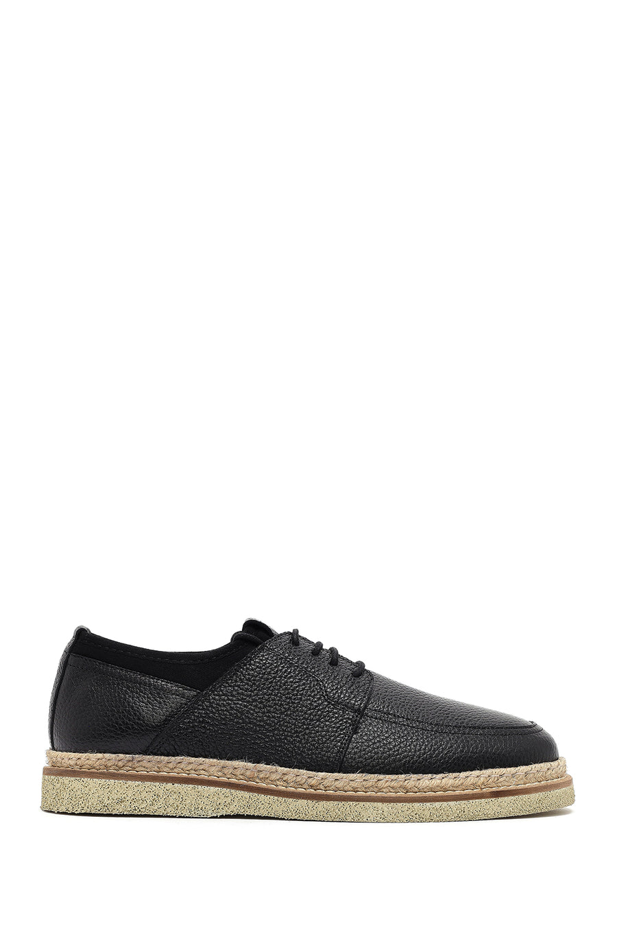 Men's Black Lace-up Leather Casual Shoes 25SFD7200FT | Derimod