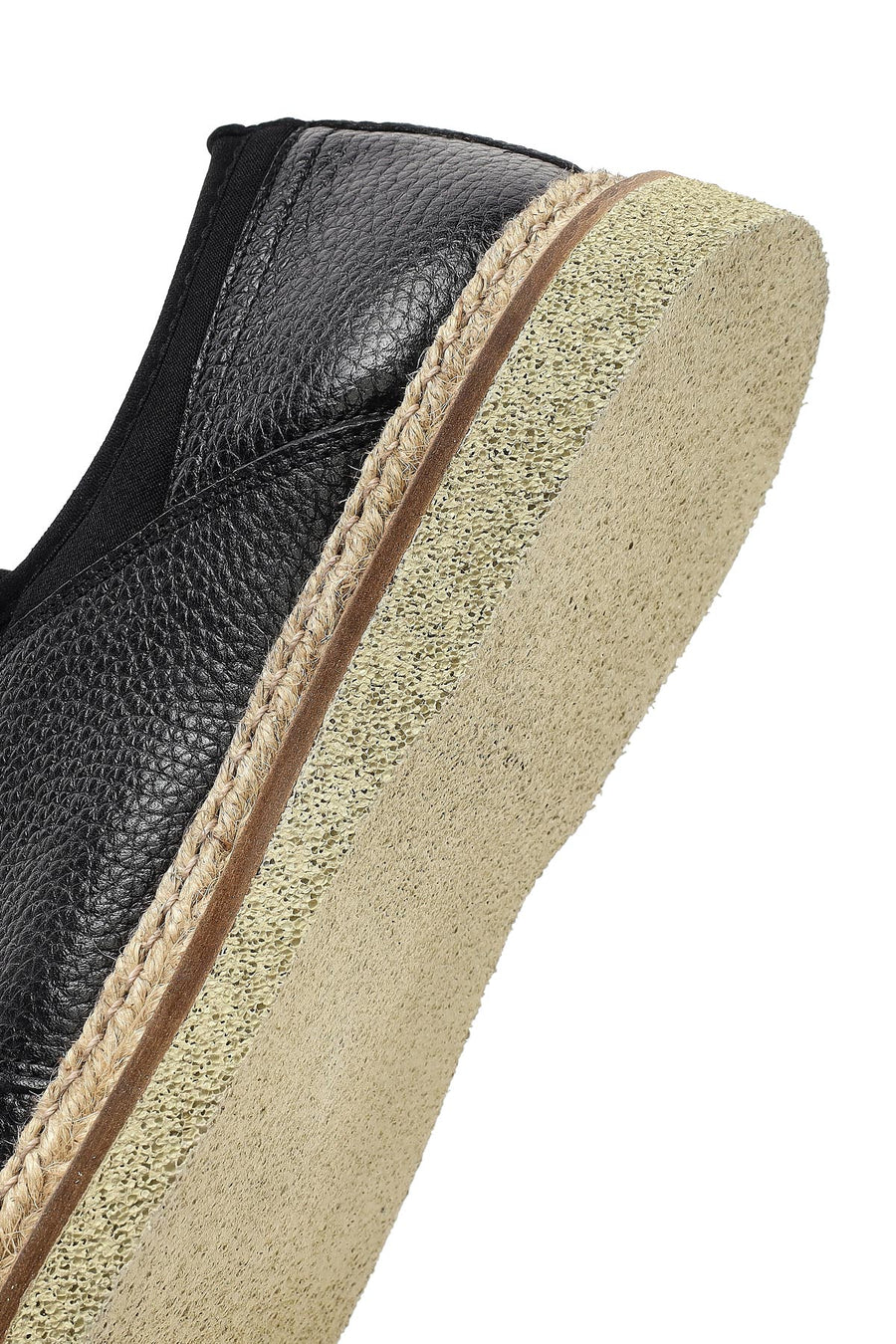 Men's Black Lace-up Leather Casual Shoes