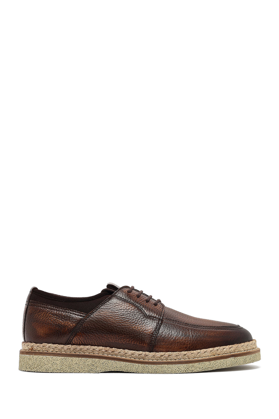Men's Brown Lace-up Leather Casual Shoes 25SFD7200FT | Derimod