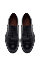 Erkek Siyah Bağcıklı Deri Klasik Ayakkabı | Derimod