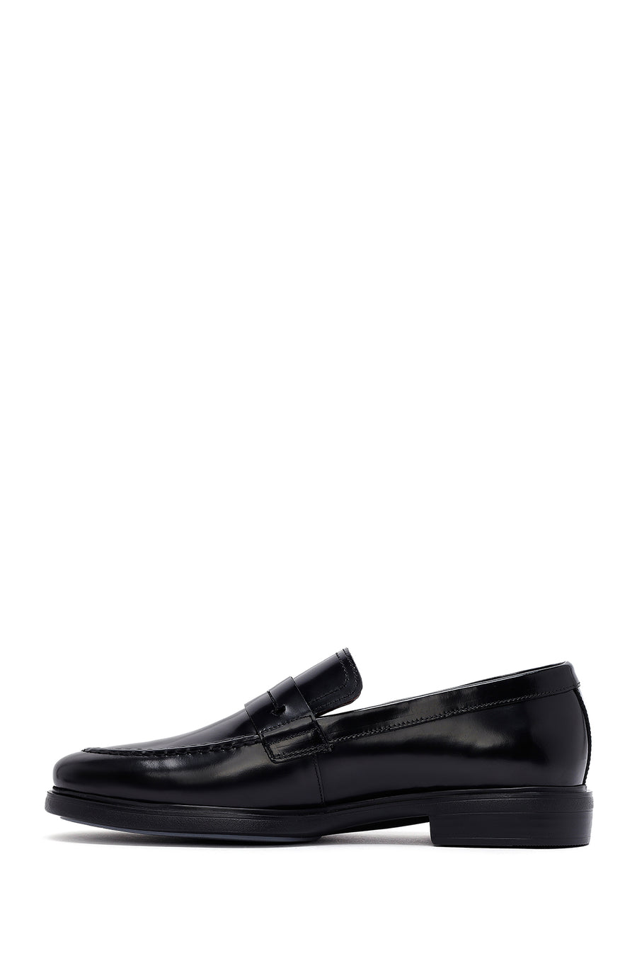 Men's Black Leather Classic Loafer