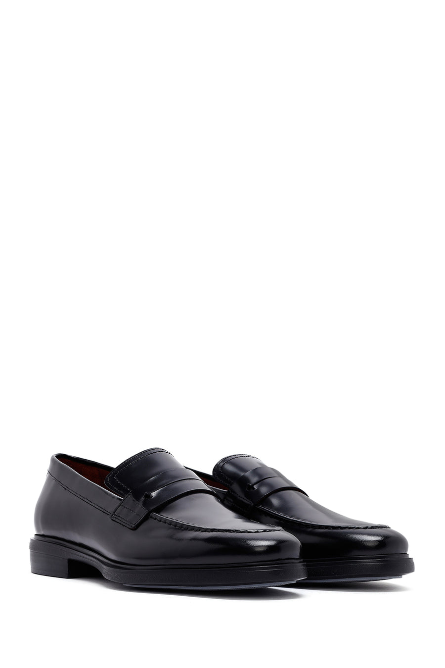 Men's Black Leather Classic Loafer