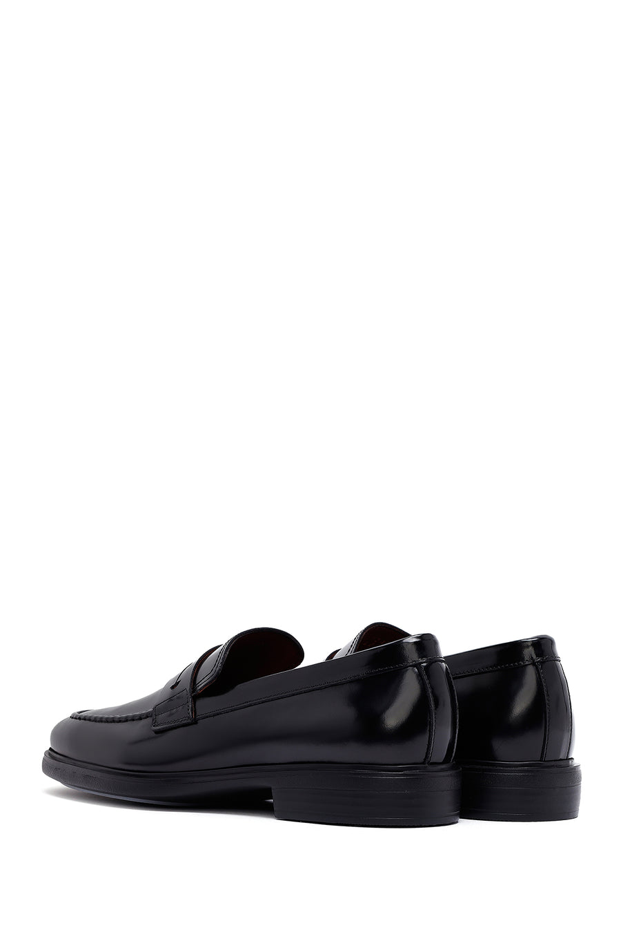 Men's Black Leather Classic Loafer