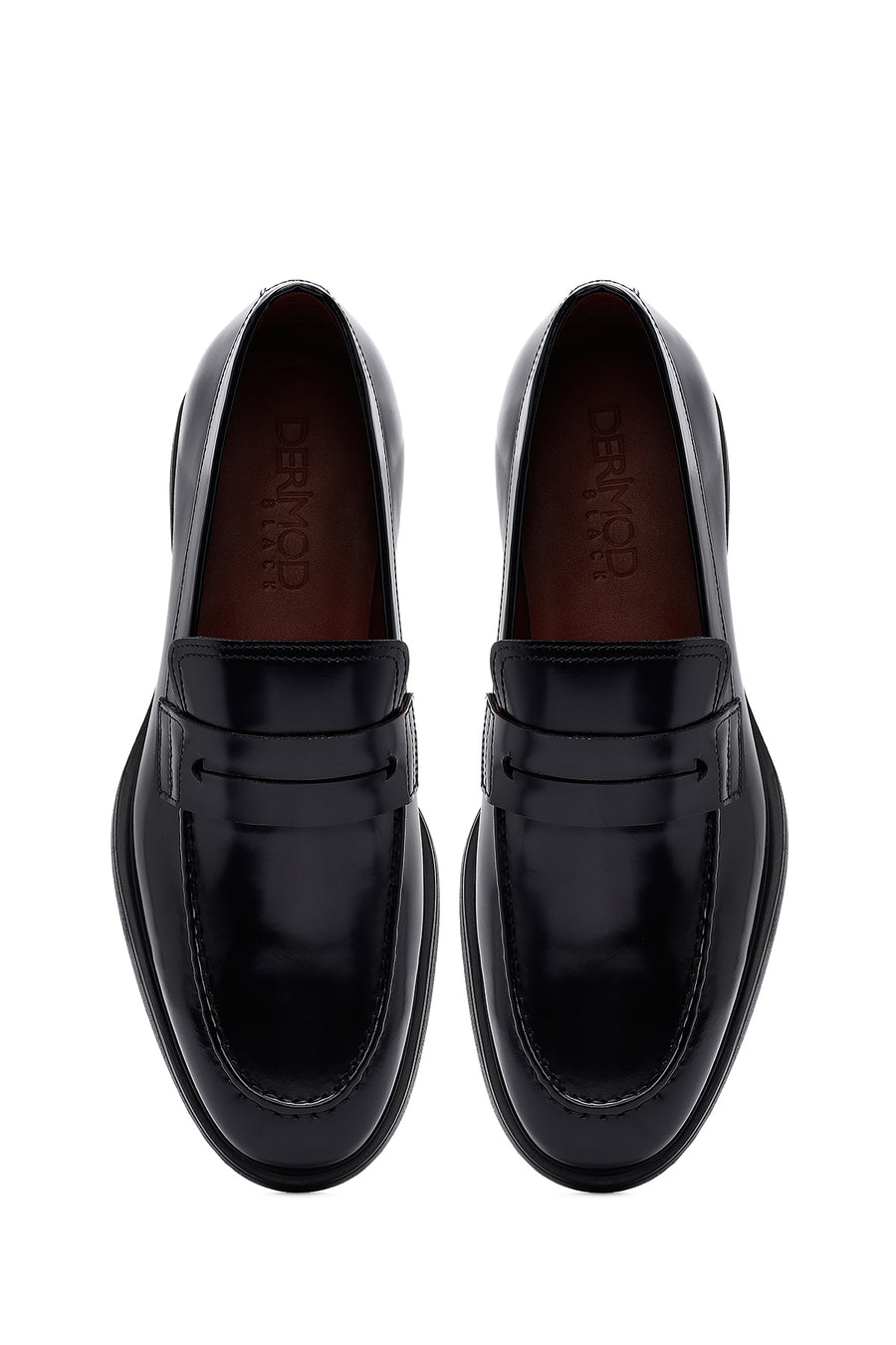 Men's Black Leather Classic Loafer