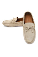 Erkek Bej Süet Deri Loafer | Derimod