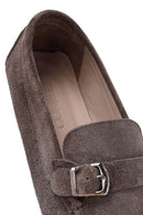 Erkek Vizon Süet Deri Casual Loafer | Derimod