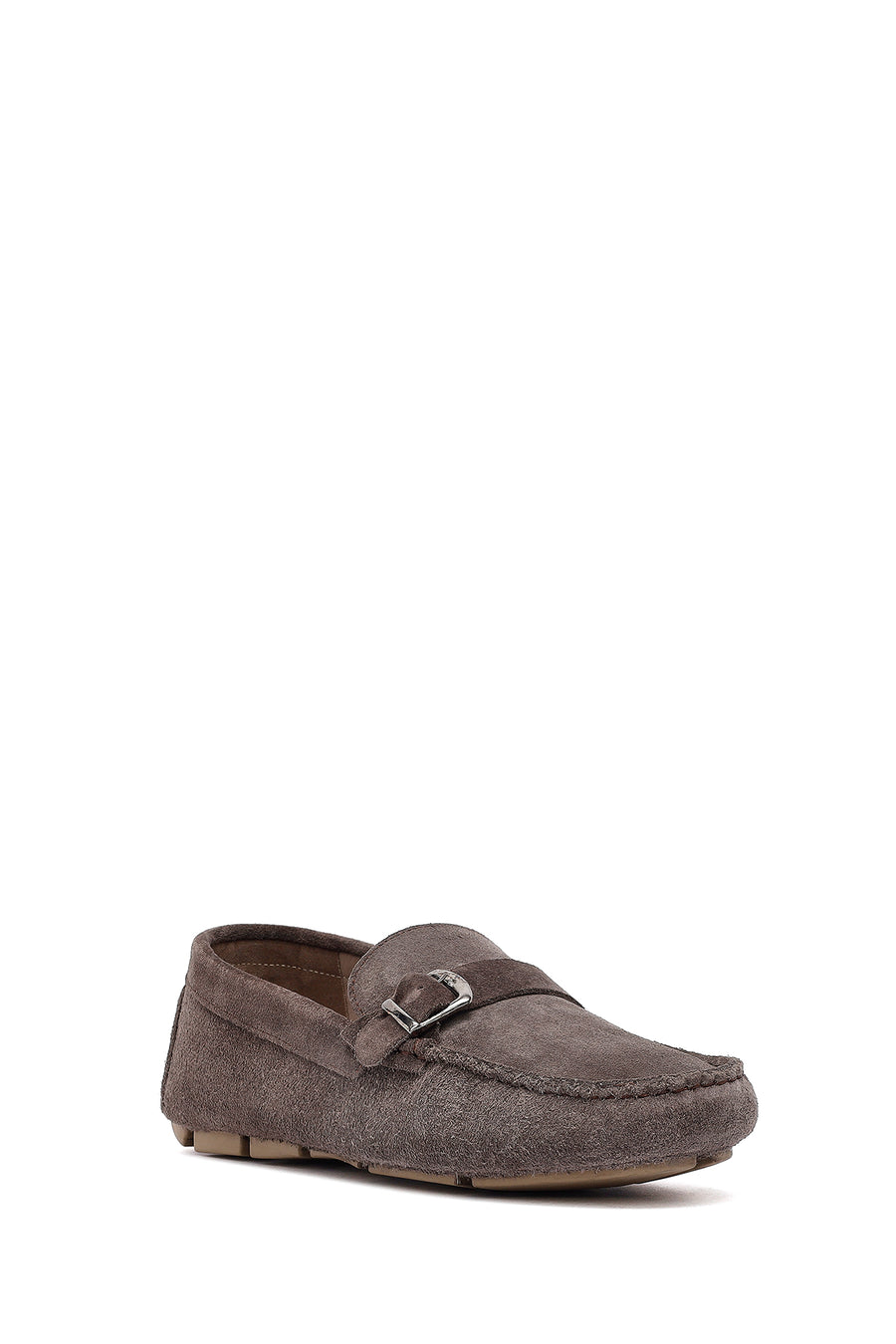 Erkek Vizon Süet Deri Casual Loafer