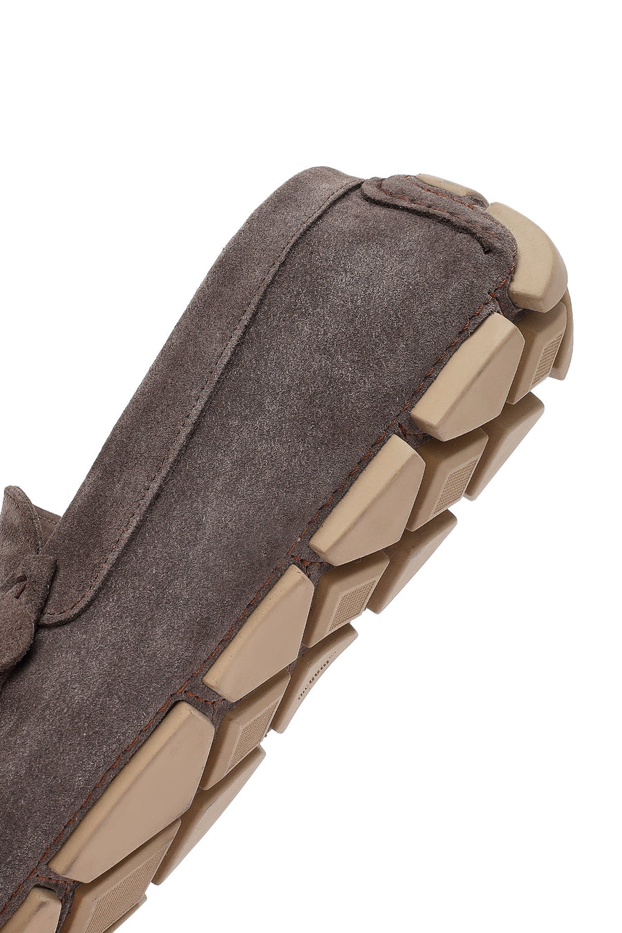 Erkek Vizon Süet Deri Casual Loafer