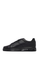 Men's Black Lace-Up Leather Sneaker | Derimod