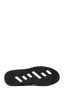 Men's Black Lace-Up Leather Sneaker | Derimod