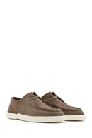 Men's Beige Suede Leather Casual Shoes | Derimod