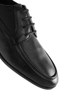 Erkek Siyah Bağcıklı Deri Casual Ayakkabı | Derimod