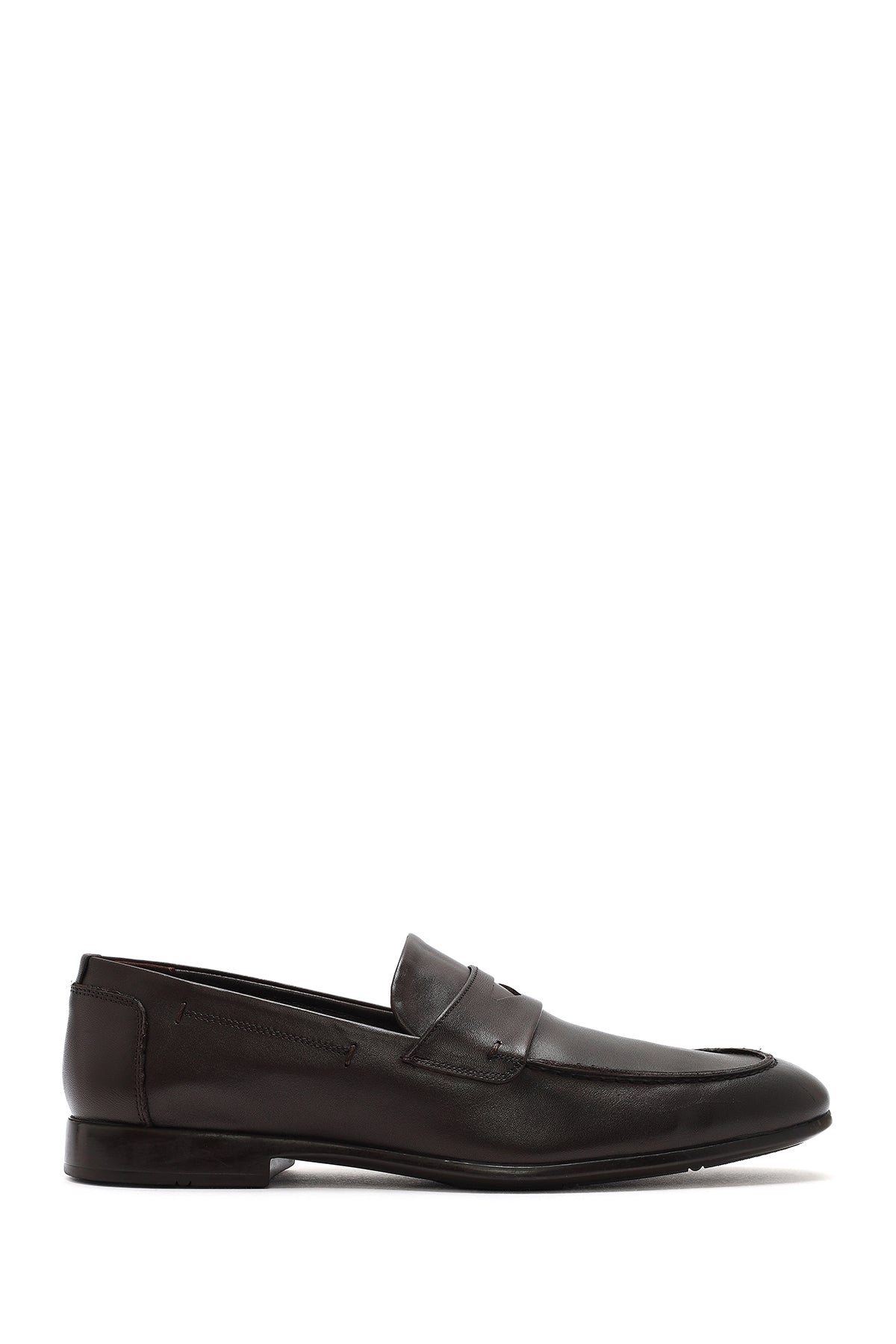 Erkek Kahverengi Deri Casual Loafer 25SFD751118 | Derimod