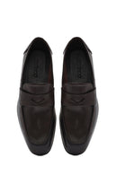 Erkek Kahverengi Deri Casual Loafer | Derimod