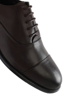 Erkek Kahverengi Bağcıklı Deri Klasik Ayakkabı | Derimod