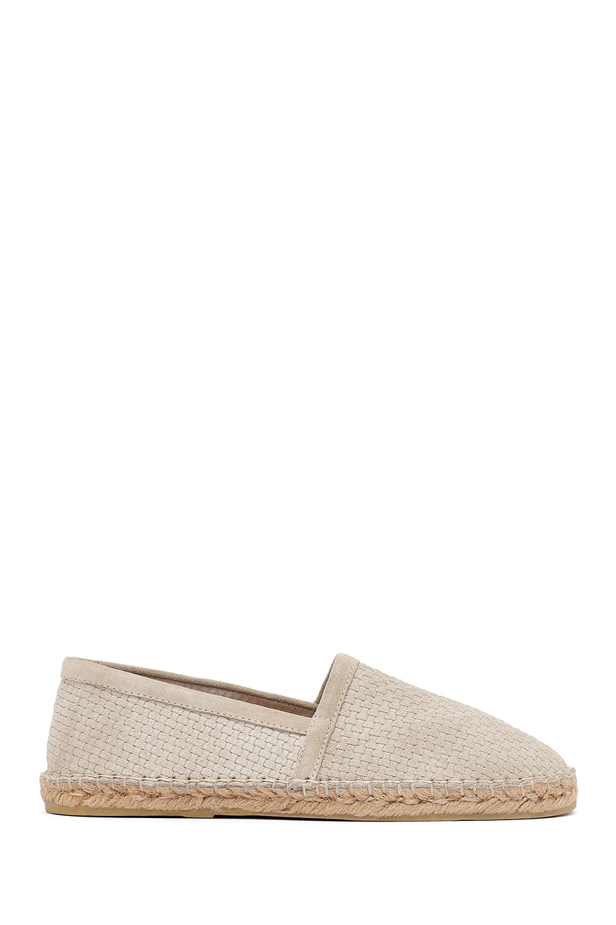 Erkek Bej Süet Deri Espadril 25SFD770214 | Derimod