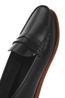 Men's Black Leather Casual Loafer | Derimod