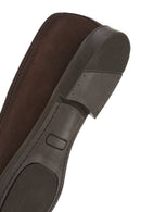 Erkek Kahverengi Süet Deri Loafer | Derimod