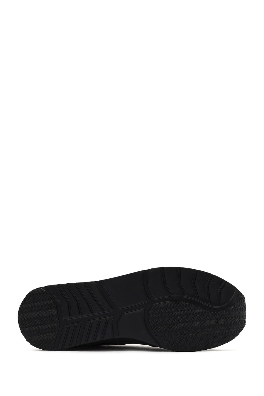Erkek Gri Bağcıklı Deri Casual Sneaker