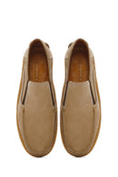 Erkek Bej Nubuk Deri Casual Loafer | Derimod
