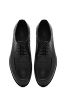 Erkek Siyah Bağcıklı Deri Klasik Ayakkabı | Derimod