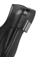 Erkek Siyah Bağcıklı Deri Klasik Ayakkabı | Derimod