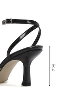 Kadın Siyah Bilekten Bantlı Taşlı İnce Topuklu Sandalet | Derimod