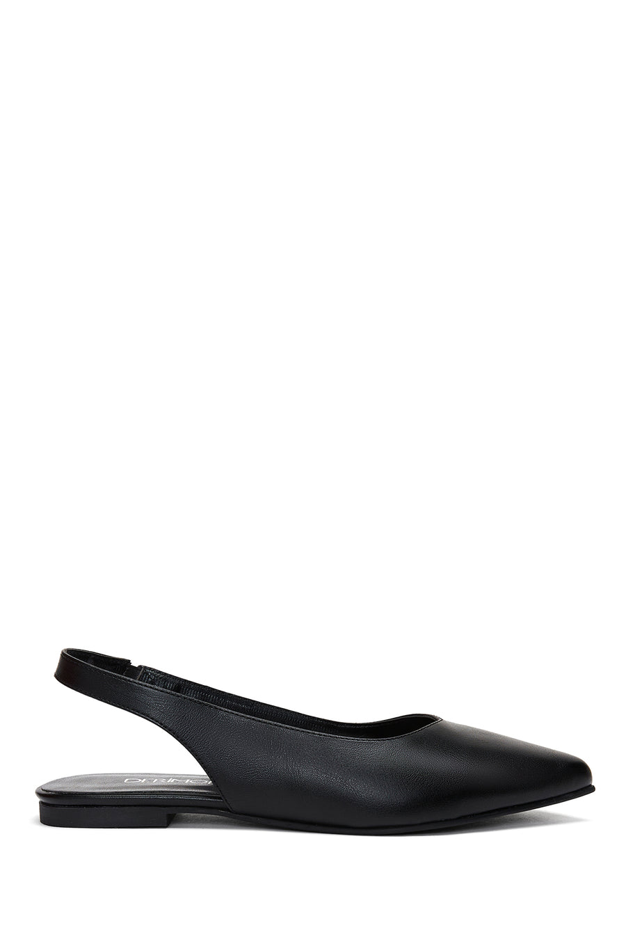 Women's Black Open Back Ballerinas 25SFE400118 | Derimod