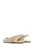 Kadın Krem Arkası Açık Babet | Derimod