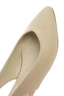 Kadın Krem Arkası Açık Babet | Derimod