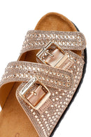 Kadın Altın Taşlı Terlik | Derimod