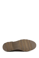 Women's Mink Buckled Suede Masculine Loafer | Derimod