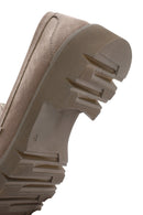 Women's Mink Buckled Suede Masculine Loafer | Derimod