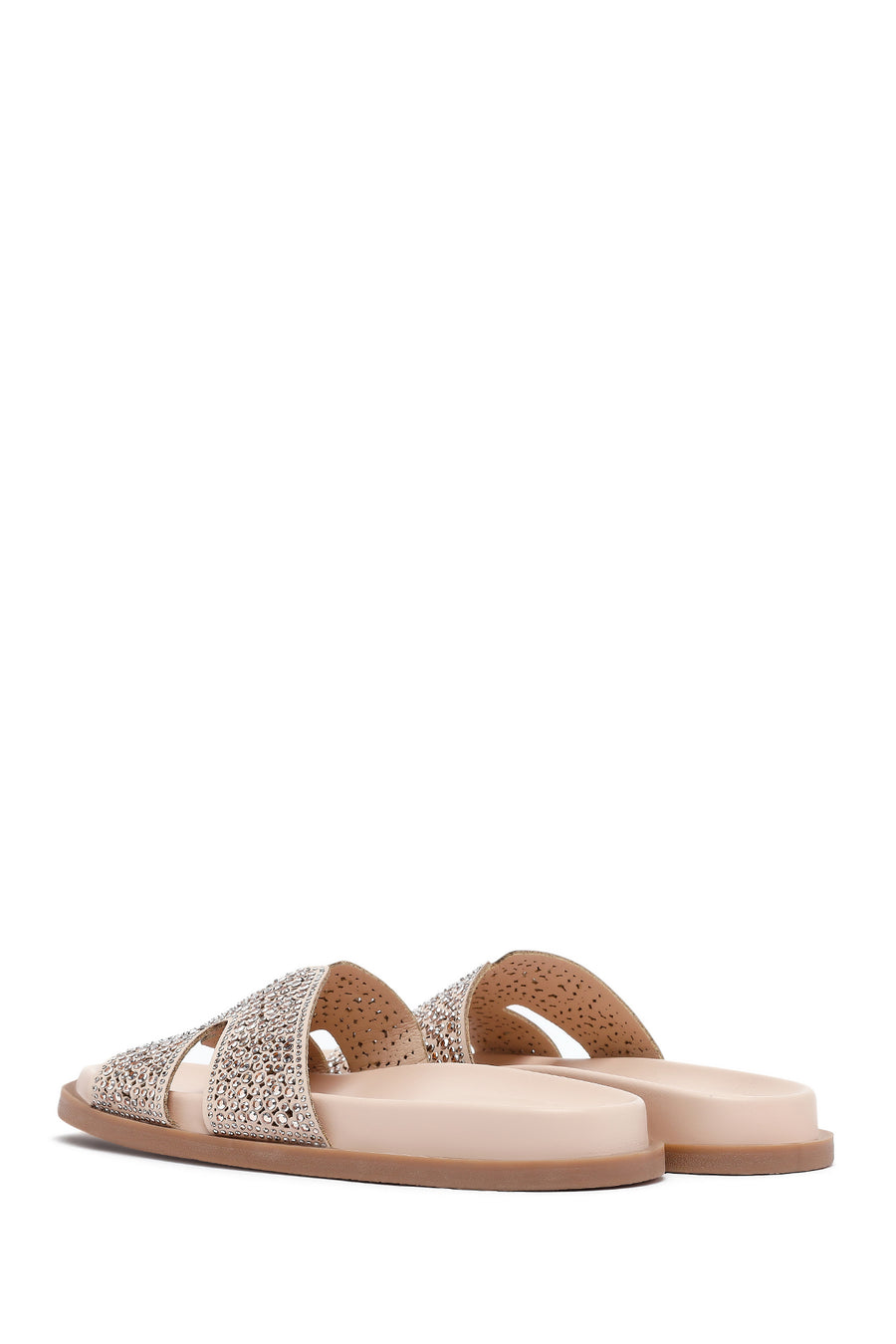 Woman Pink Stone Slippers