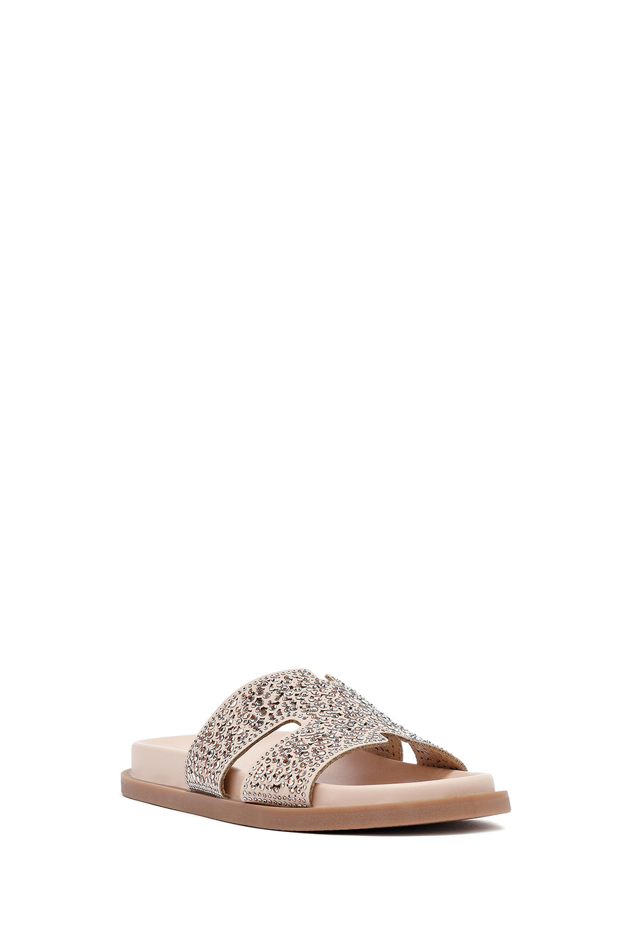 Woman Pink Stone Slippers
