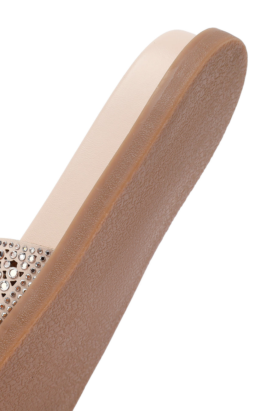 Woman Pink Stone Slippers