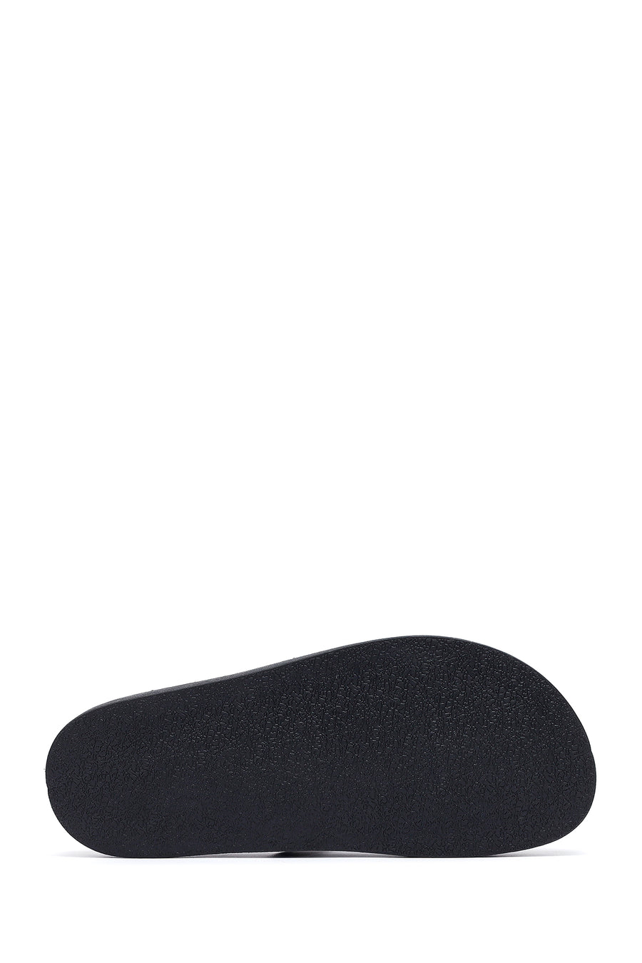 Woman Black Stone Slippers