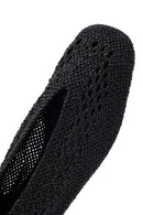 Women's Black Glitter Ballerina | Derimod