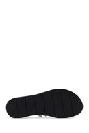 Women's Black Transparent Stone Slippers | Derimod