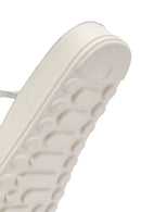 Kadın Şeffaf Çift Tokalı Taşlı Terlik | Derimod