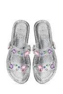 Women's Multicolored Stone Slippers | Derimod