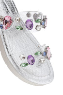 Women's Multicolored Stone Slippers | Derimod