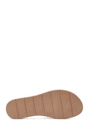 Women's Gold Stone Slippers | Derimod